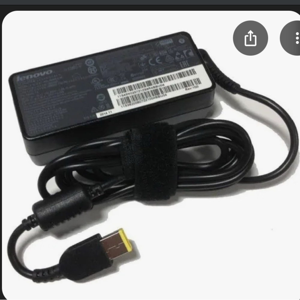 Lenovo ThinkPad 65W AC Adapter (Slim Tip)